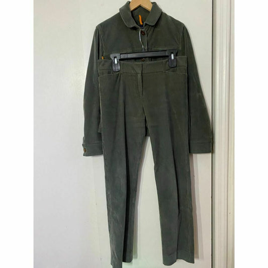 PIAZZA SEMPIONE Women's Corduroy Set Medium Msrp 1,500