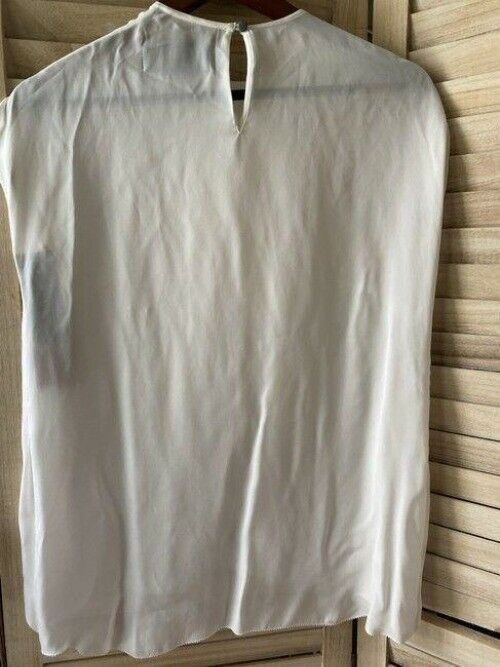 Nicole Miller white msrp small blouse