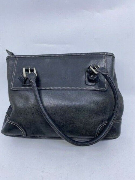 Coach Vintage Black Leather Shoulder Bag