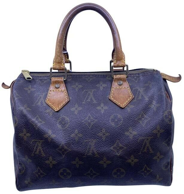Louis Vuitton Speedy Vintage Brown Monogram Canvas Tote