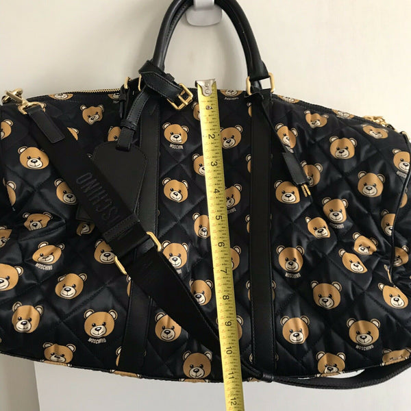 Moschino Quilted Teddy Bear Travel Bag