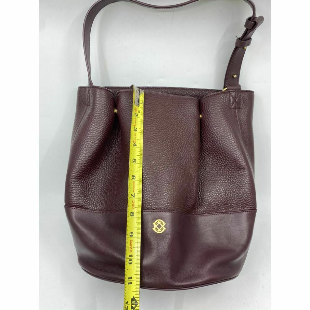 Dagne Dover Brown Large Leather Shoulder Bag