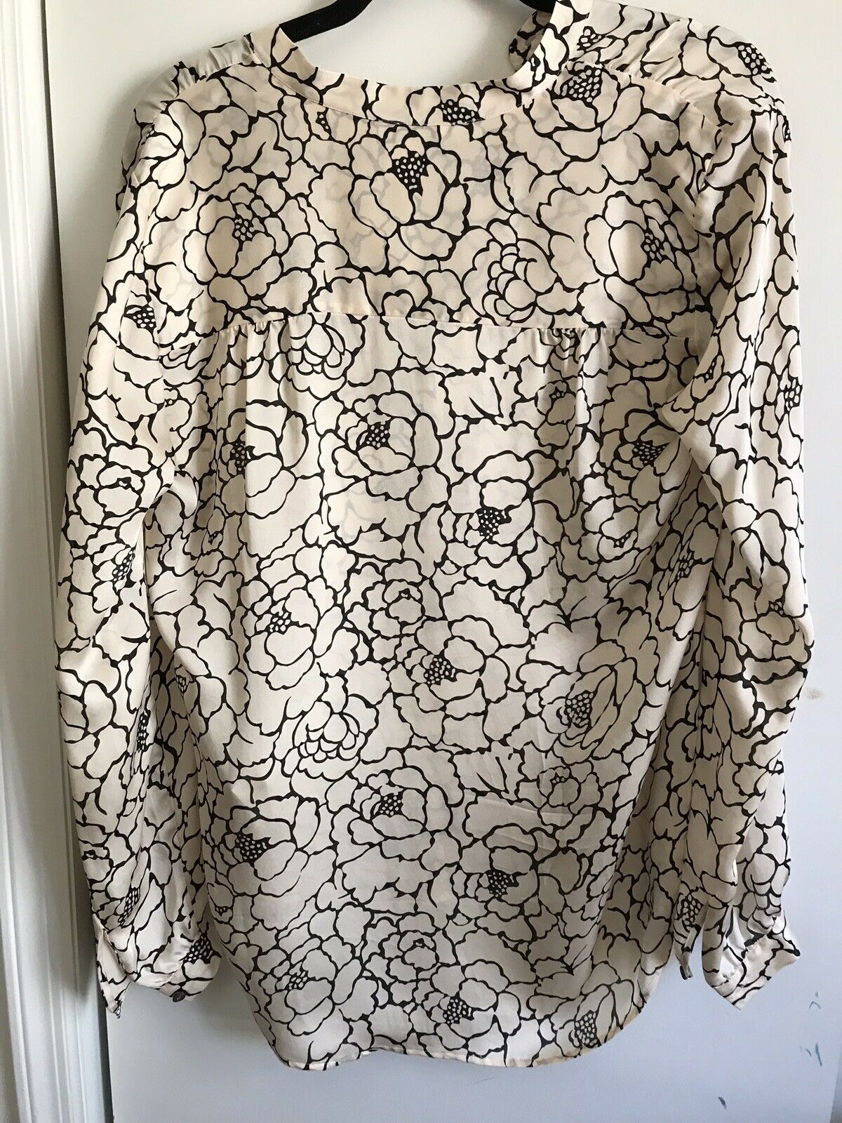 CLUB MONACO Printed Flowy Top Medium