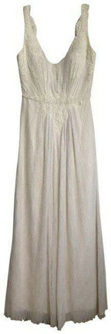 Birnbaum And Bullock Nude Gown Sample Piece Long Formal Dress