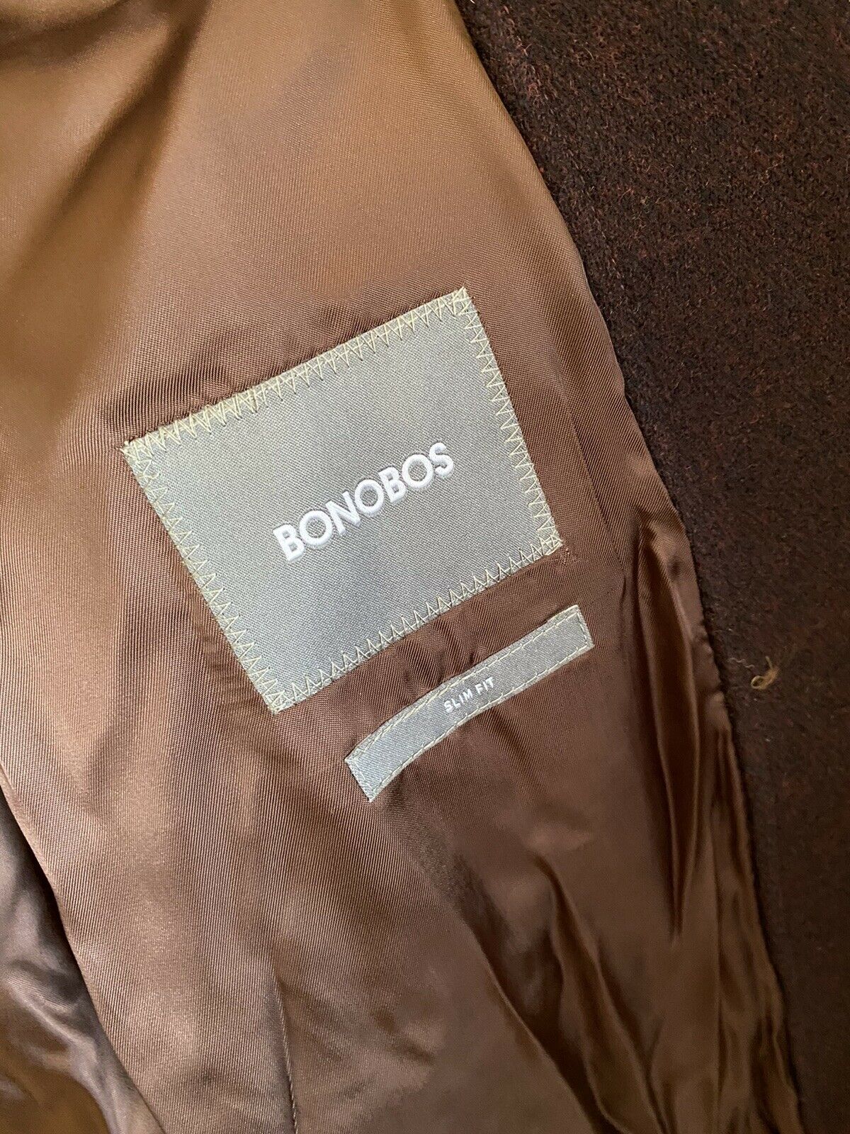 New BONOBOS Wool Jacket size Medium