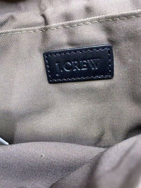 jcrew gray leather cross body bag