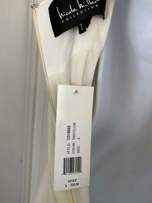 nicole miller multi color new msrp long formal dress