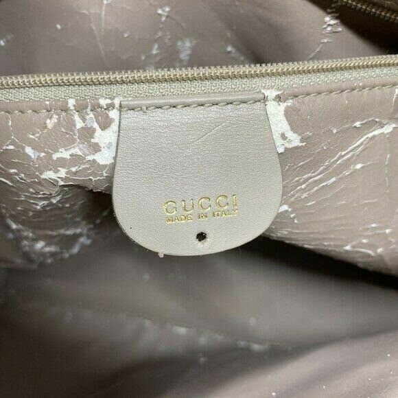 GUCCI Vintage Leather Shoulder bag Customized W/ D