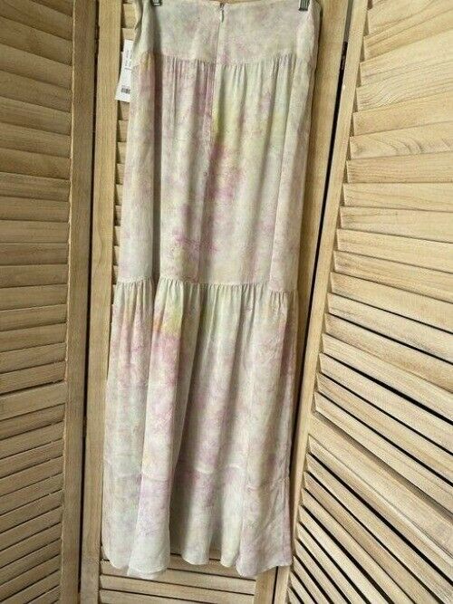 Nicole Miller cream pink msrp skirt