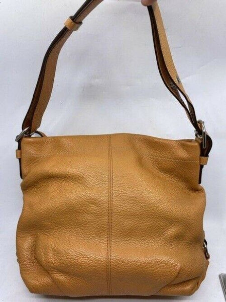 Coach medium orange leather cross body bag