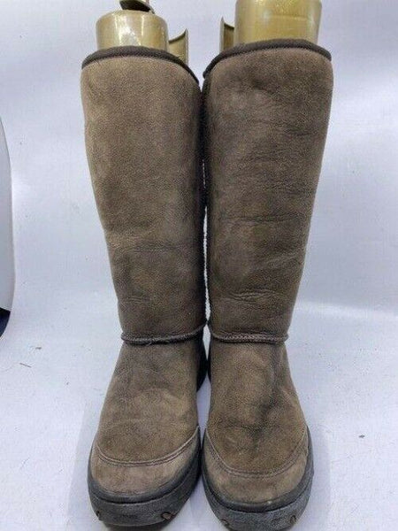 Ugg Australia Brown Heavy Soles Tall Classic Bootsbooties Size Us