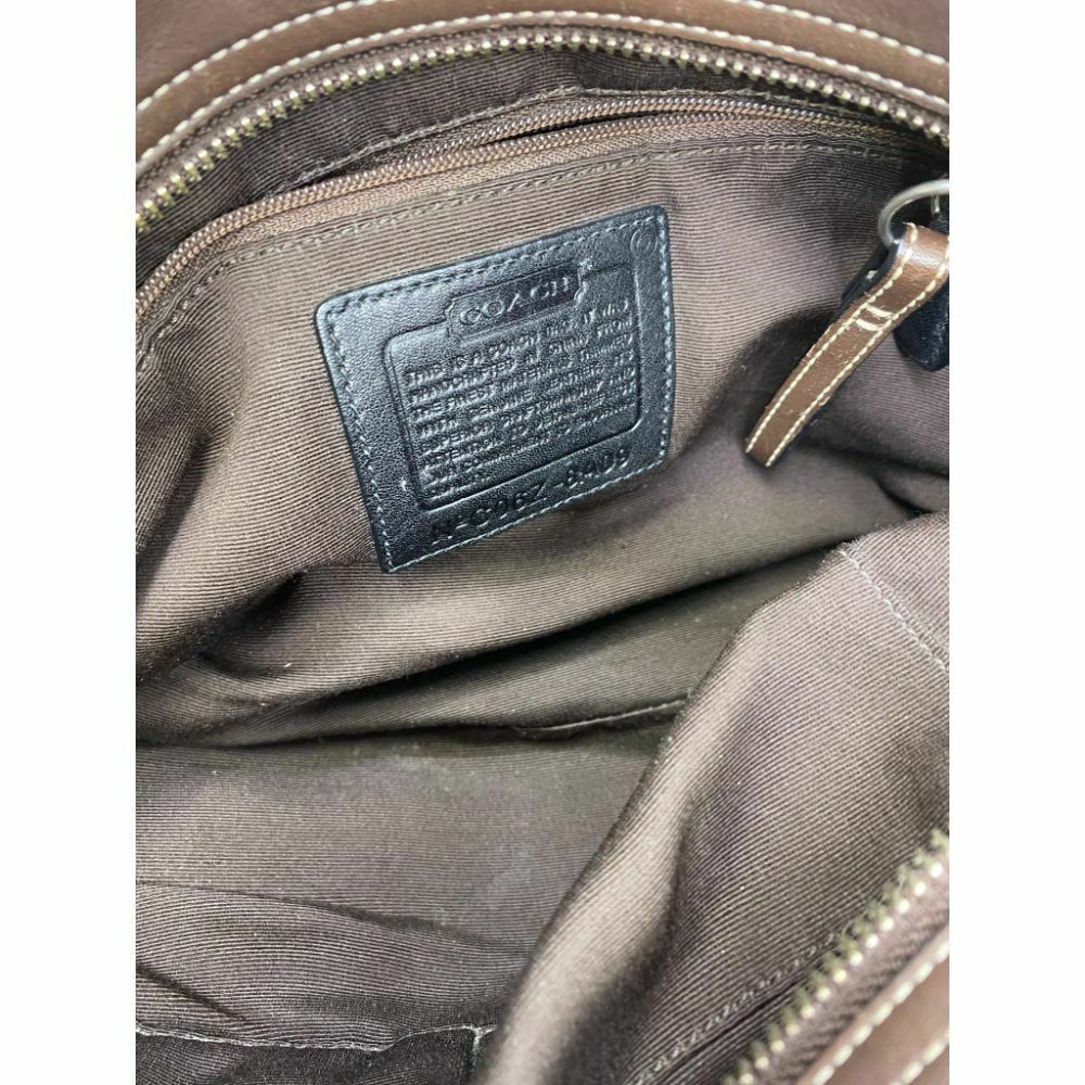 COACH Medium/ Large Leather Brown Shoulder Bag