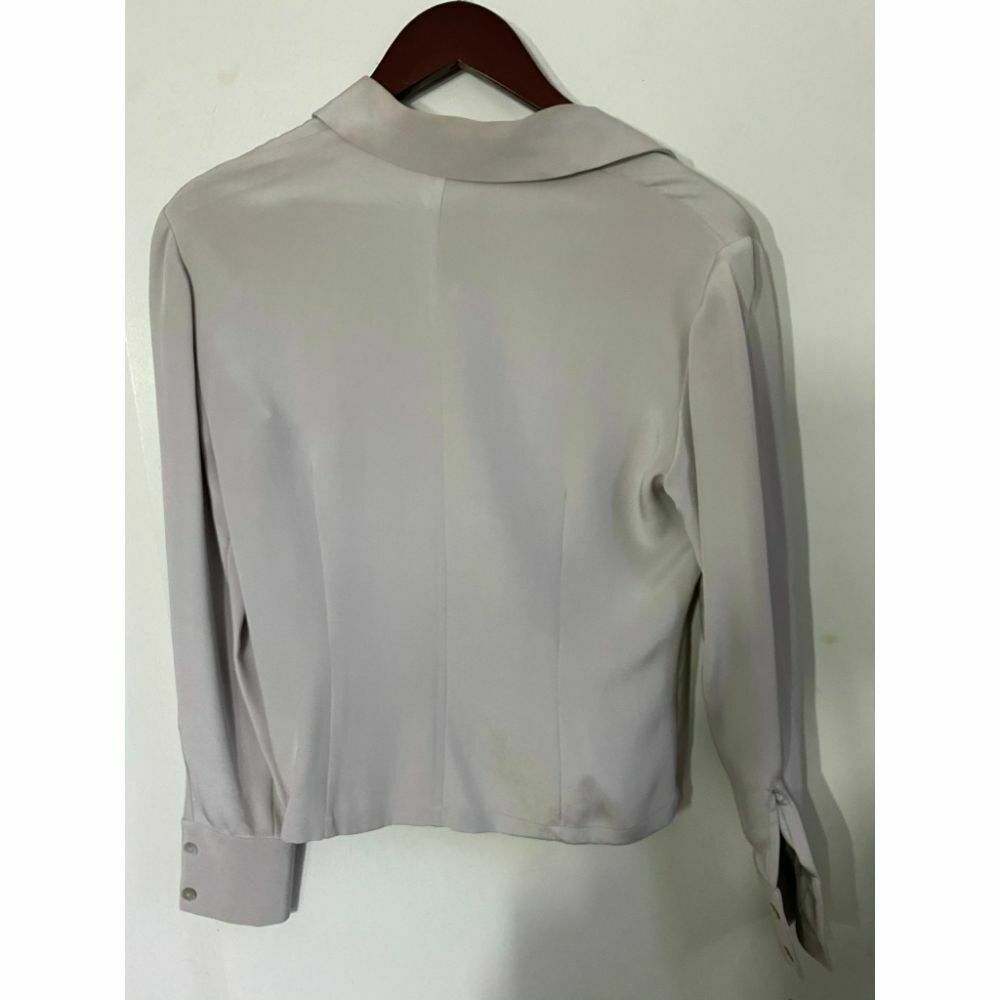 Burberry Silk Long Sleeves Top Pink Size 4