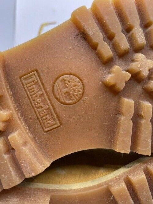 Timberland Tan Boys Leather Lace Up Great Condition Bootsbooties Size Us