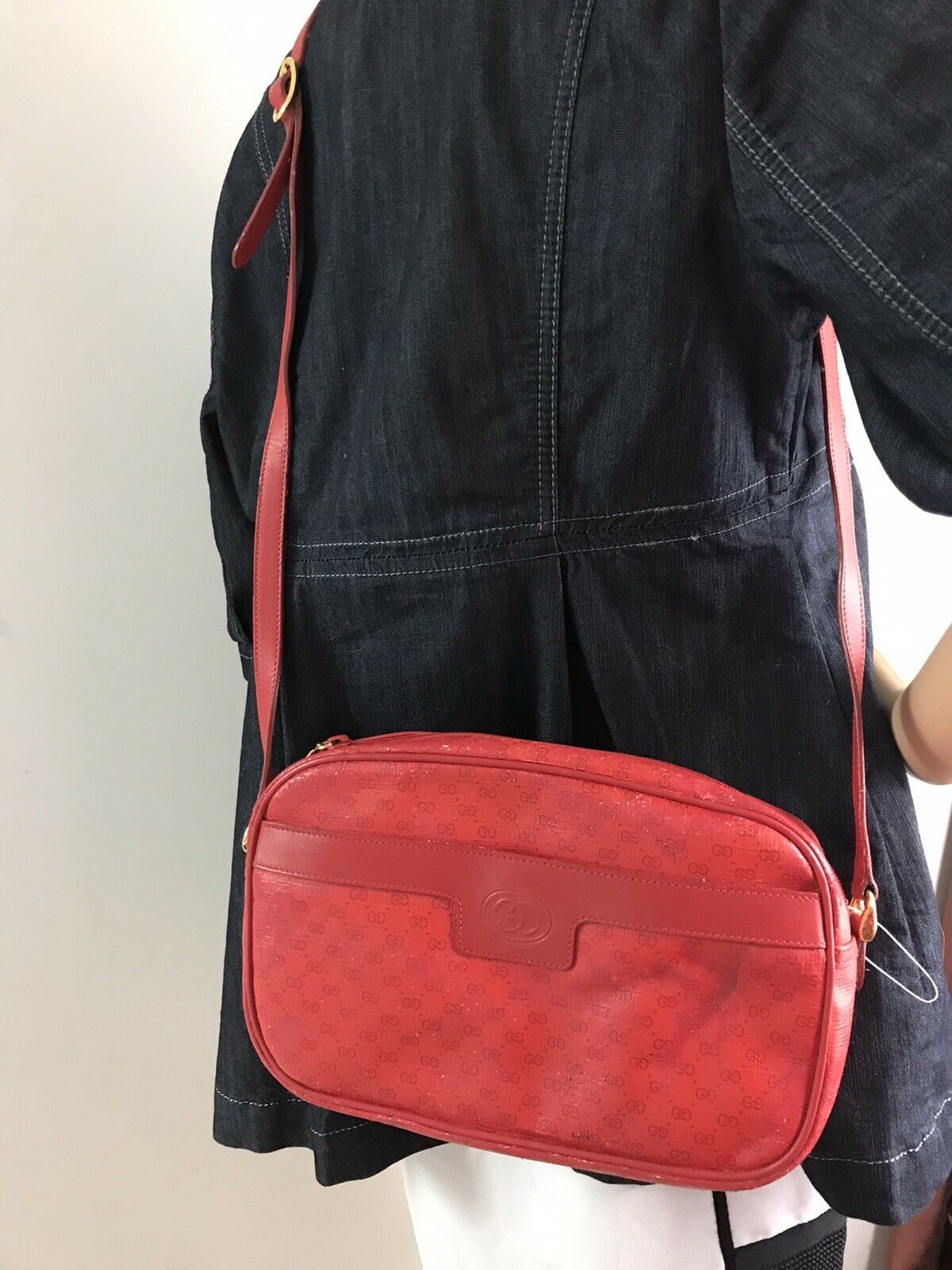 GUCCI Vintage Red Crossbody