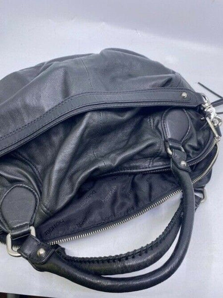 Botkier Taylor Satchel Black Leather Shoulder Bag