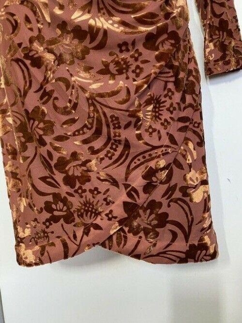 nicole miller new floral burn out msrp short cocktail dress