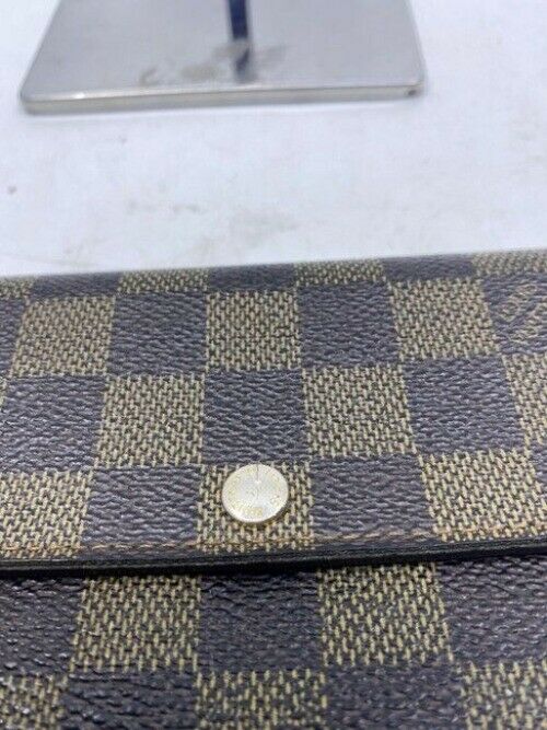 Louis Vuitton Brown Sarah De Large Canvas Travel Ca2057 Wallet