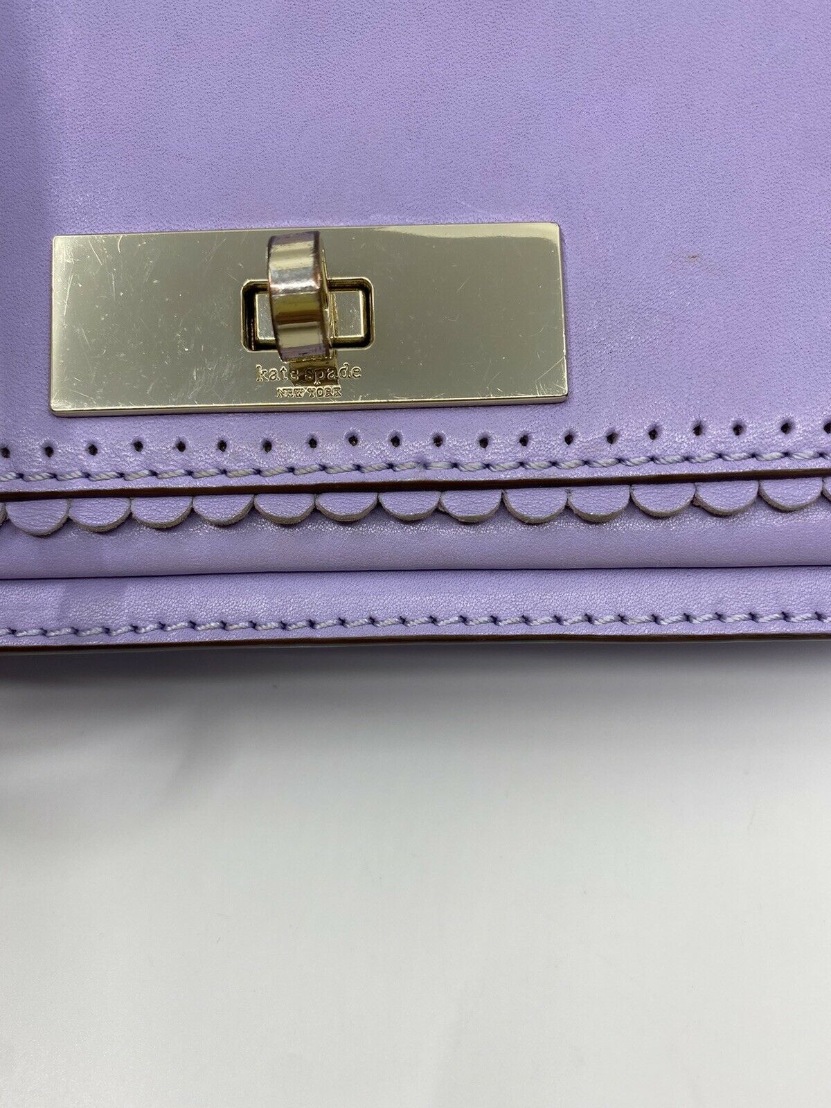 KATE SPADE Lavander leather crossbody
