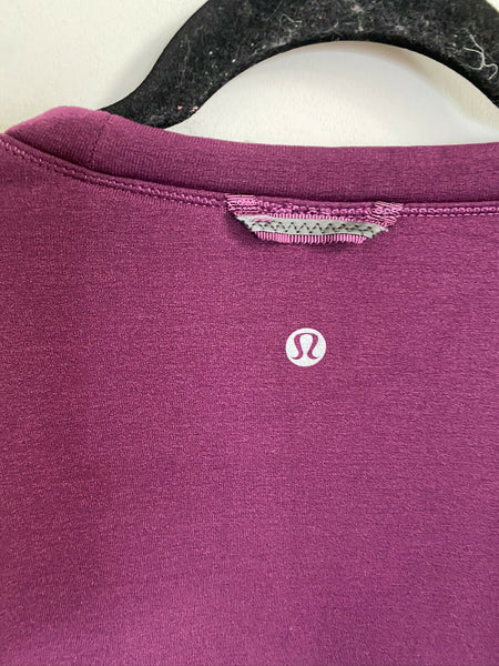 LULULEMON Womens Purple Long Sleeves Stylish Sweaters Size: 4