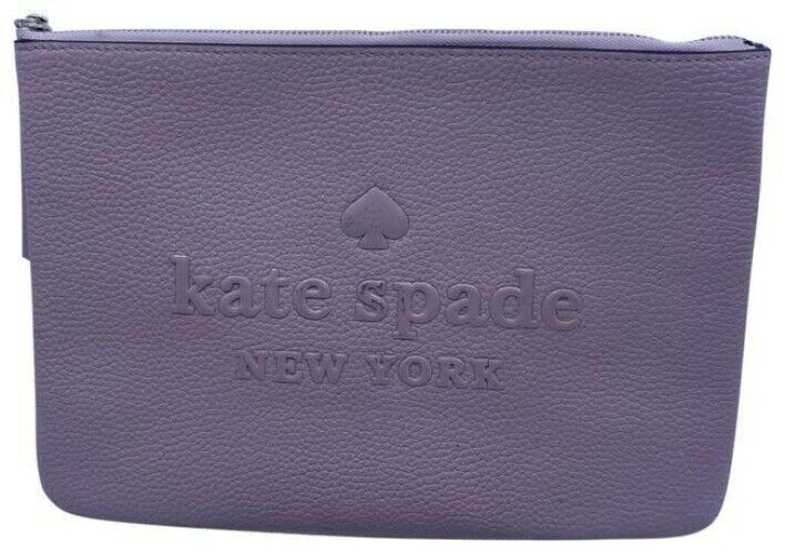 Kate Spade Large Rose Pink Leather Clutch