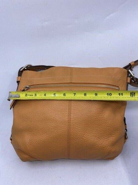 Coach medium orange leather cross body bag