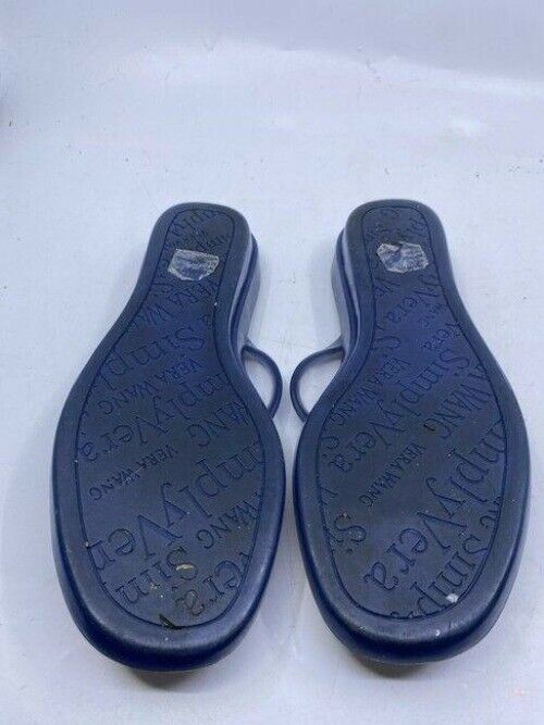 Simply Vera Vera Wang Blue Gold Sandals Size Us