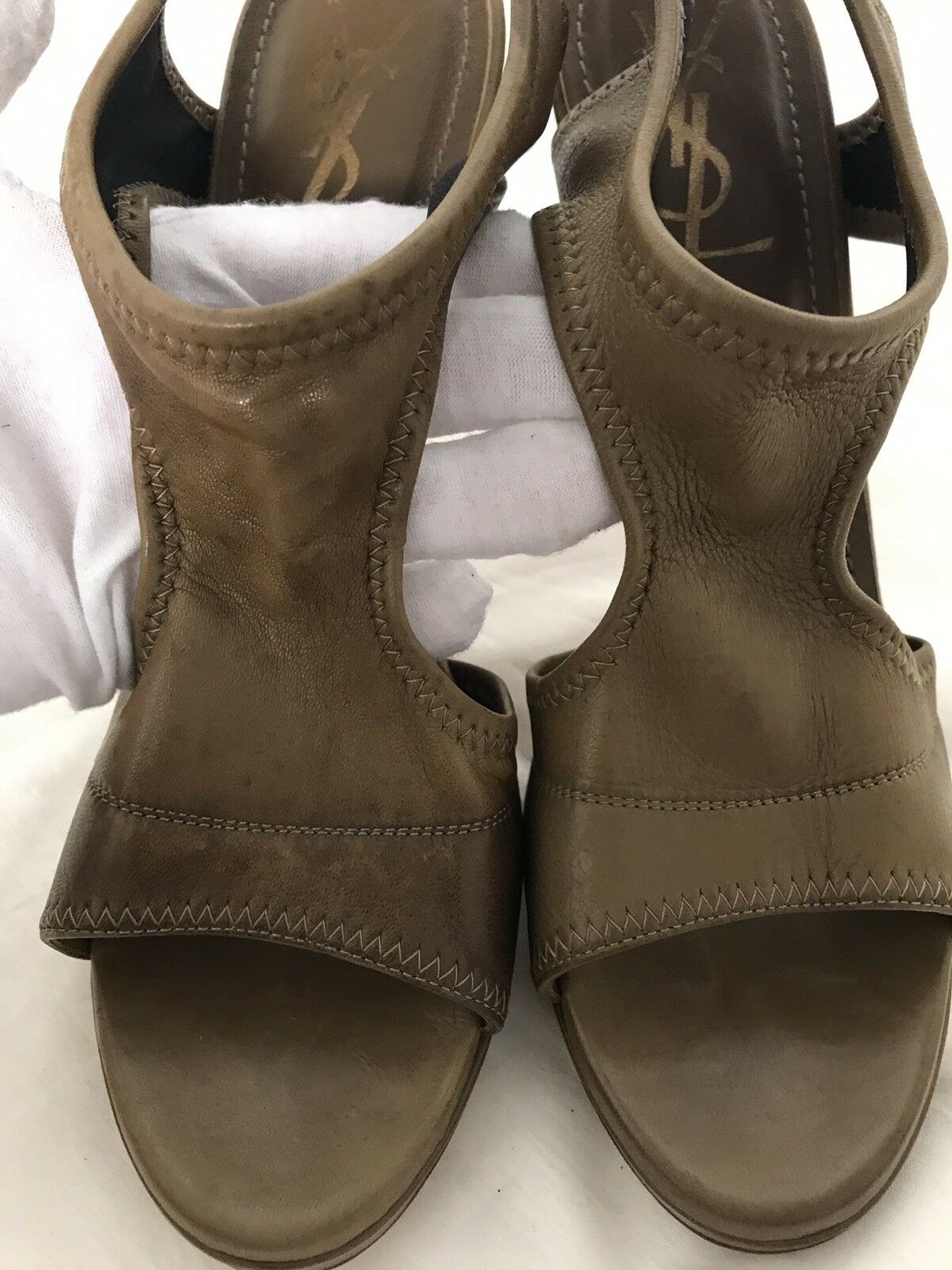 YSL YVES SAINT LAURENT High Heel Sandals Size 8.5