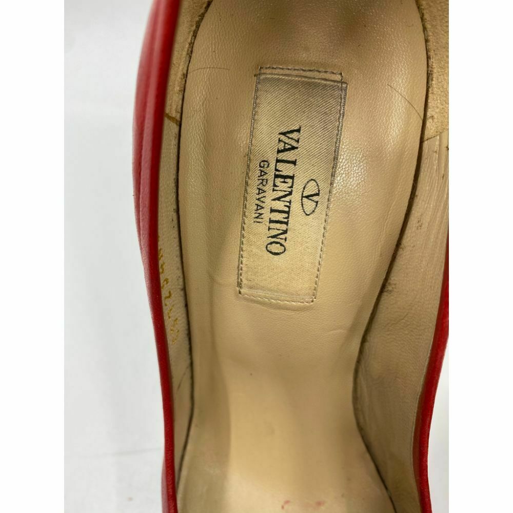 VALENTINO Red High Heels Size 37 Msrp 990 Made in Italy