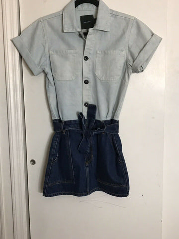 NWT! John John Lab Denim Romper Sz Small
