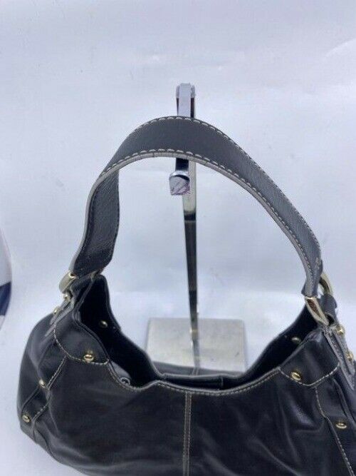 Cole Haan Medium Black Leather Shoulder Bag