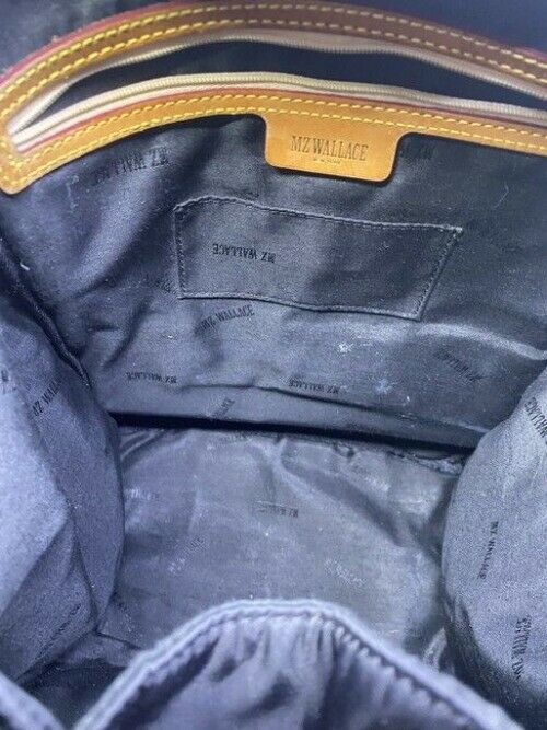 Mz Wallace Cece Moto Black Nylon Backpack