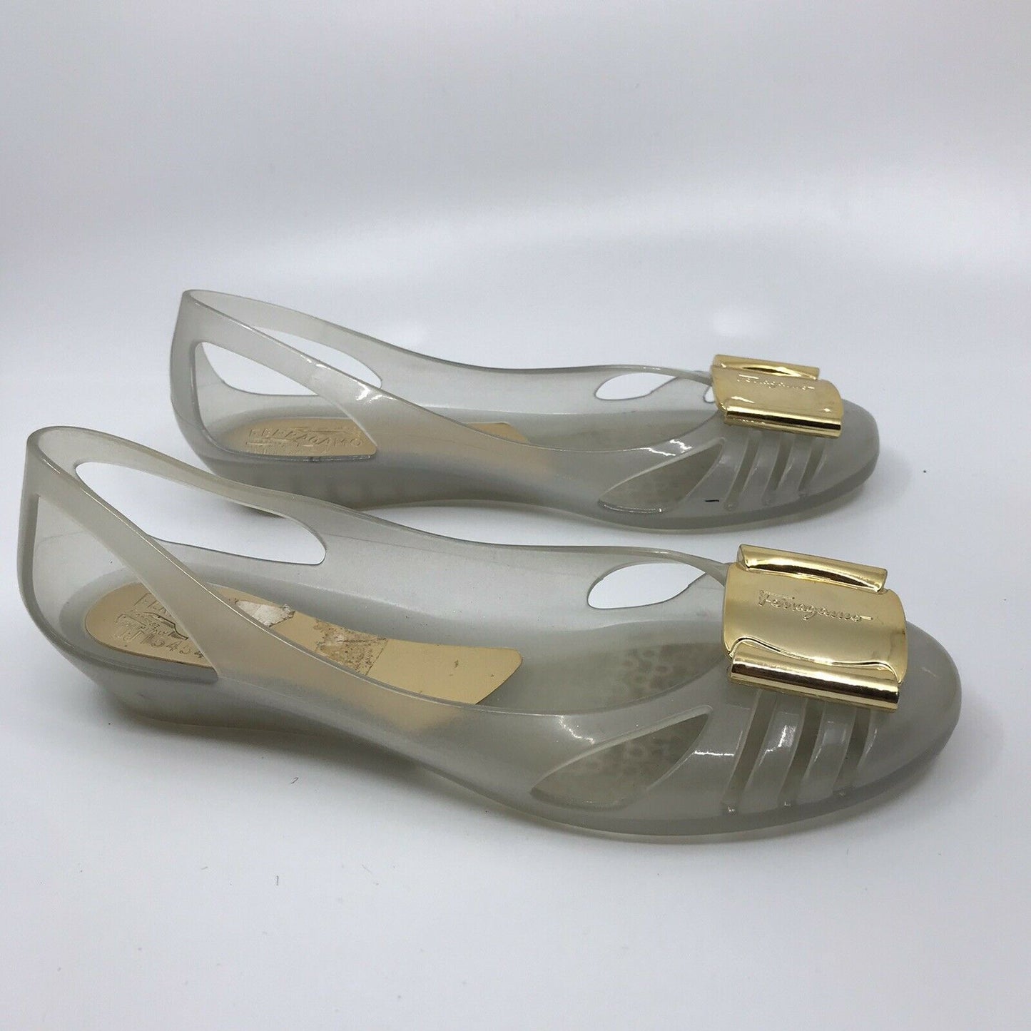 SALVATORE FERRAGAMO Jelly Flats Shoes size 6