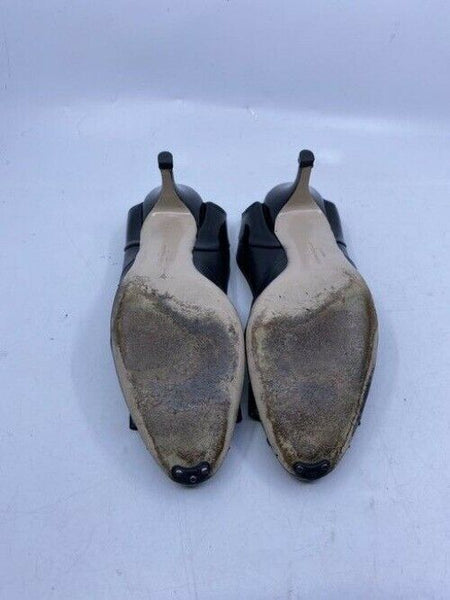 Salvatore Ferragamo Black Mara Bow Pumps Size Us