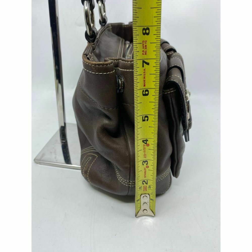 COACH Medium/ Large Leather Brown Shoulder Bag