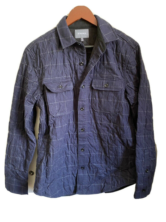 New! BONOBOS Quilted Plaid Jacket Sz Medium