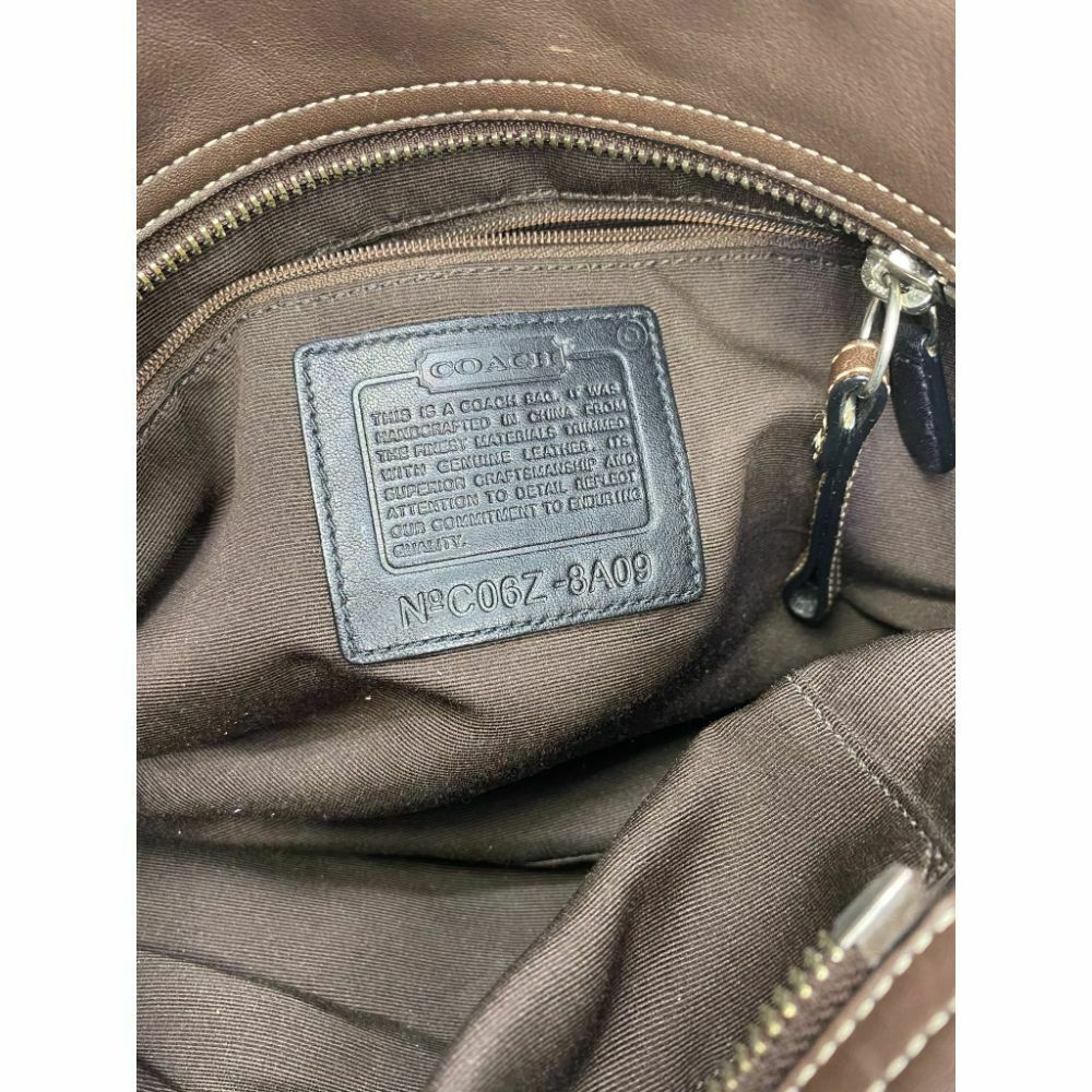 COACH Medium/ Large Leather Brown Shoulder Bag