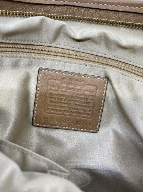 coach brown leather shoulder bag