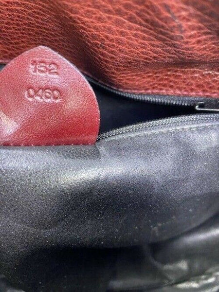 mark cross vintage shoulder burgundy leather cross body bag