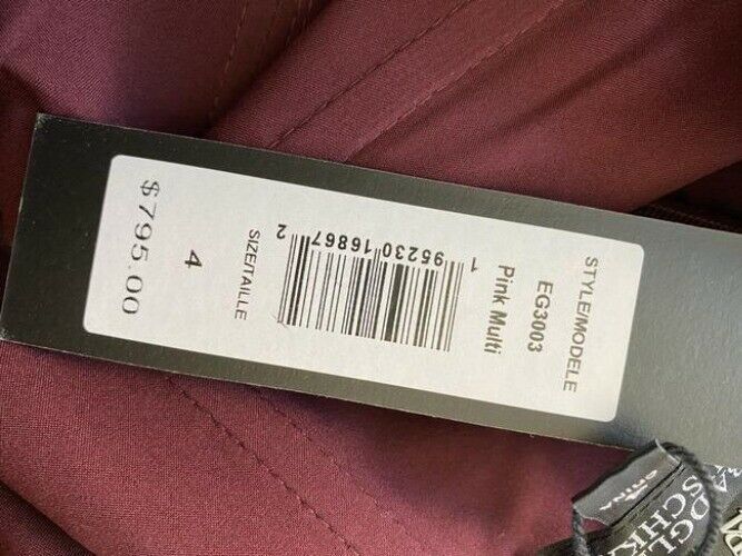 badgley mischka multicolor msrp long formal dress