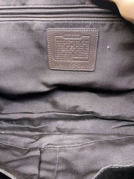 coach medium bag handbag off white leather shoulder bag