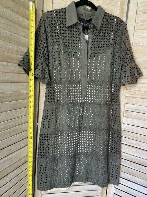 Nicole Miller Olive Msrp Short Casual Dress