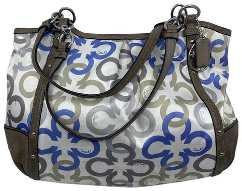 coach bag msrp multicolor fabric tote