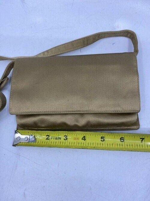 prada vintage gold satin cross body bag