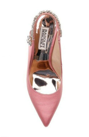 Badgley Mischka Pink Paxton Pointed Toe Pumps Size Us