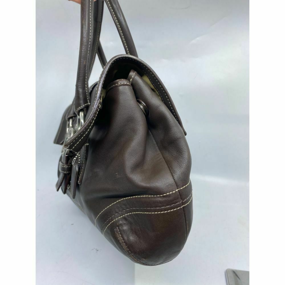 COACH Medium/ Large Leather Brown Shoulder Bag