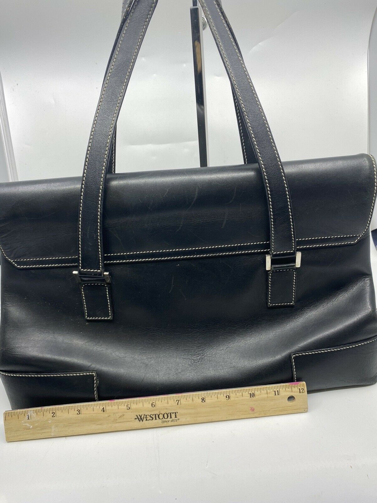 LAMBERTSON TRUEX Black Leather Classic handbag
