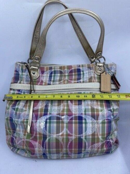 coach crossbody crossbodyshoulder msrp multicolor fabric shoulder bag