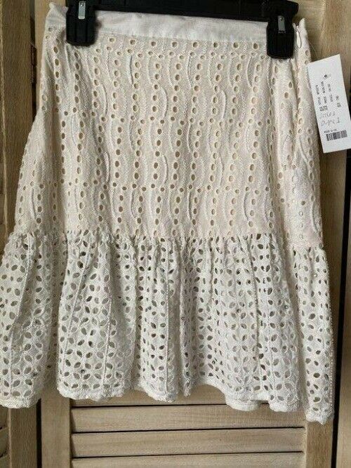 Nicole Miller olive white msrp skirt