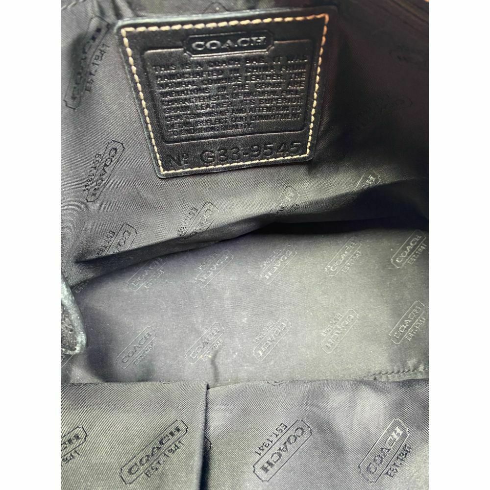 Coach Black Medium Leather Handbag